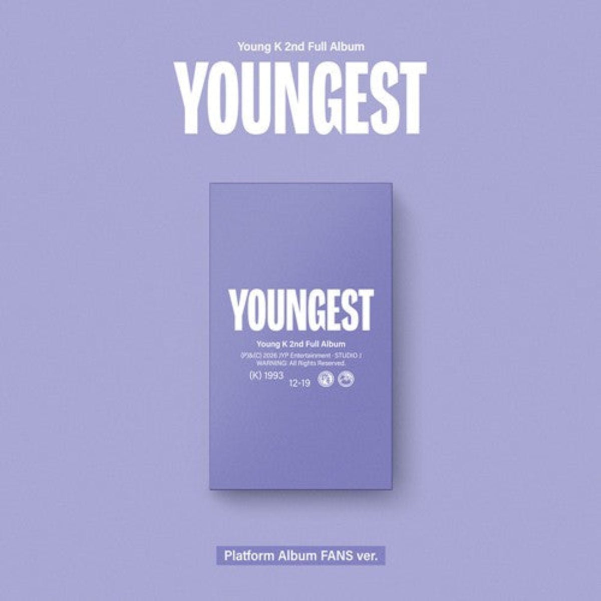Pre Order) Day6 Young K - Youngest: FANs Album Ver. - KPop Idol