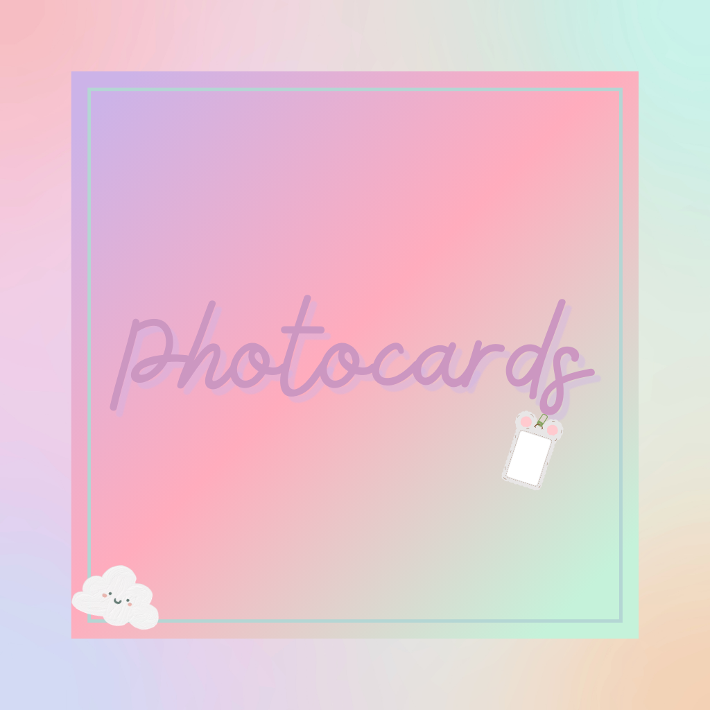 Photocards - KPop Idol