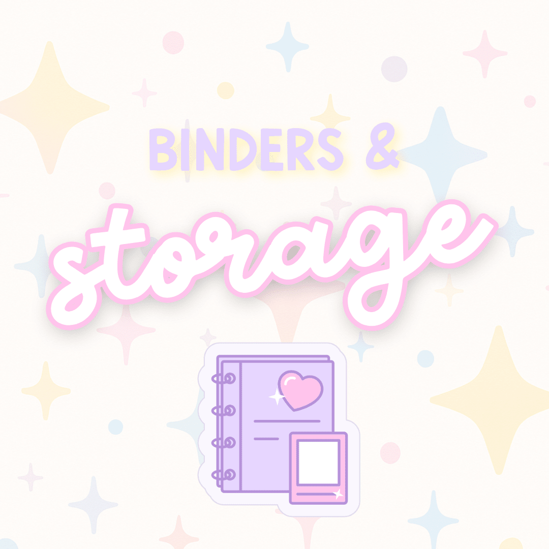 Binders & Storage ✨ - KPop Idol