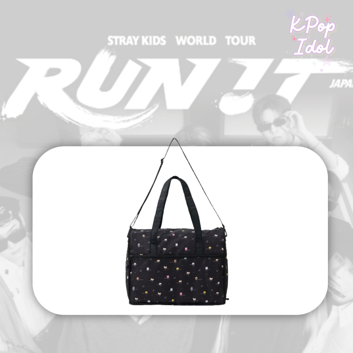 (Pre Order) Stray Kids - World Tour <Run It Japan> Official MD: TRAVEL BAG