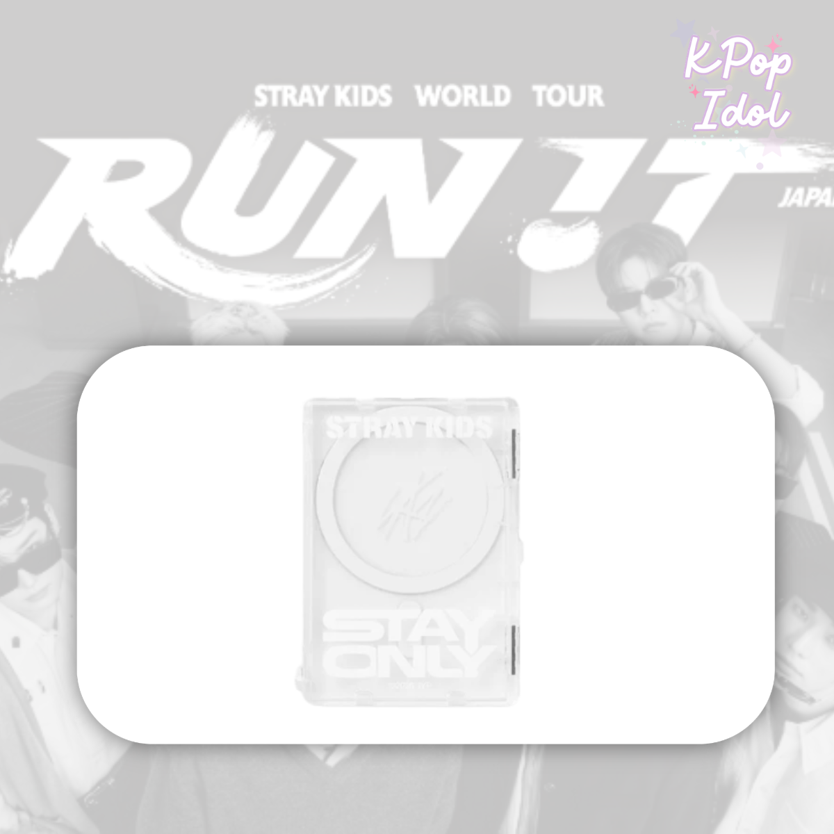 (Pre Order) Stray Kids - World Tour <Run It Japan> Official MD: MAGNETIC CARD CASE