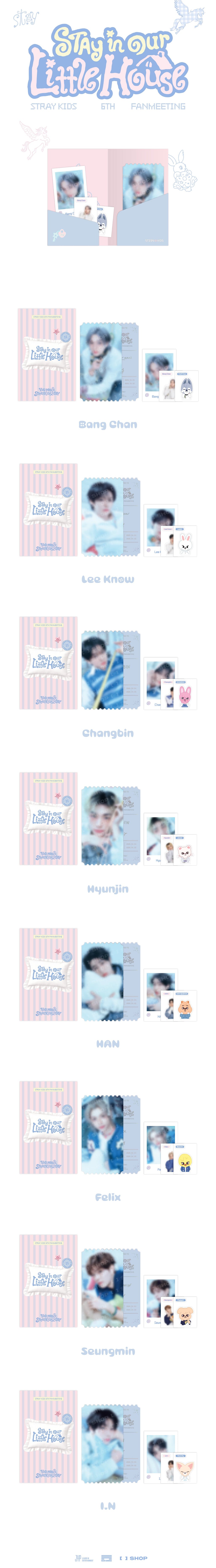 (Pre Order) Stray Kids - Stay in Our Little House Official MD - SPECIAL TICKET SET