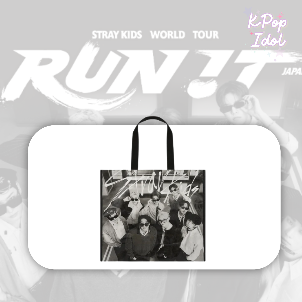 (Pre Order) Stray Kids - World Tour <Run It Japan> Official MD: SHOPPING BAG