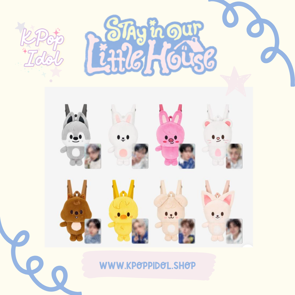 (Pre Order) Stray Kids - Stay in Our Little House Official MD - SKZOO PLUSH BACKPACK
