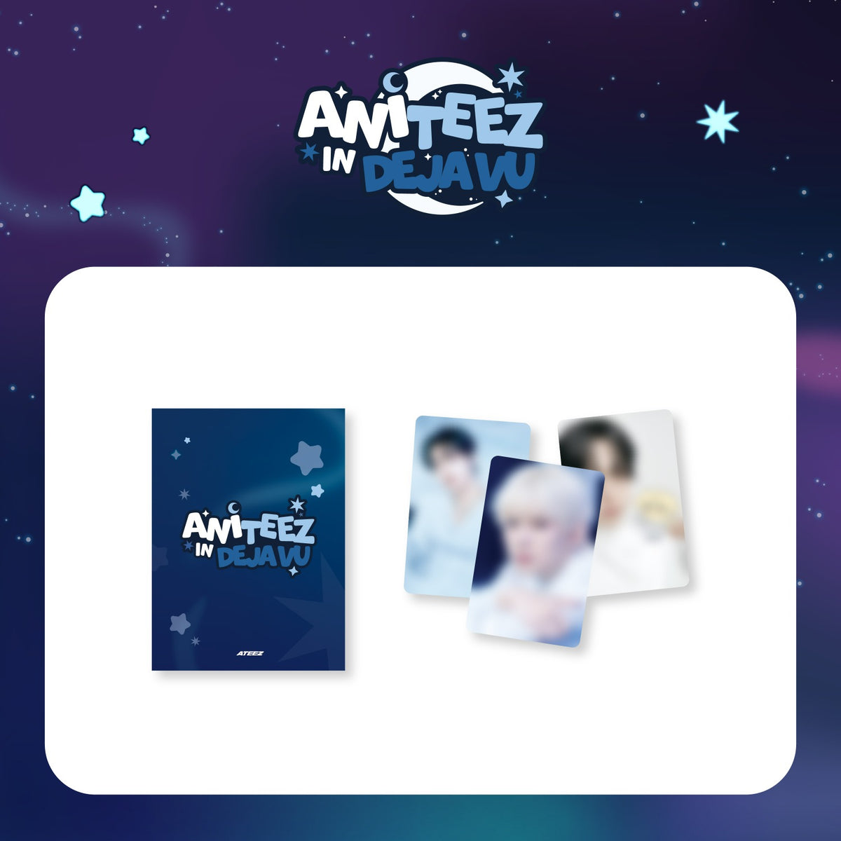 (Pre Order) Ateez - Aniteez in Deja Vu: RANDOM TRADING CARD