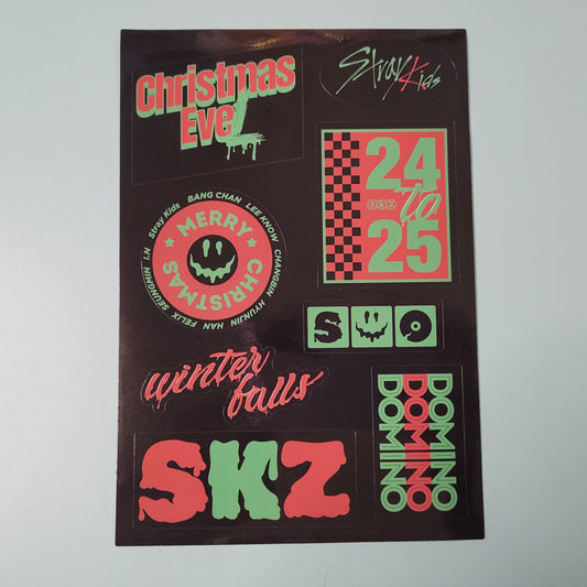 Stray Kids Album Stickers - Christmas Evel - KPop Idol