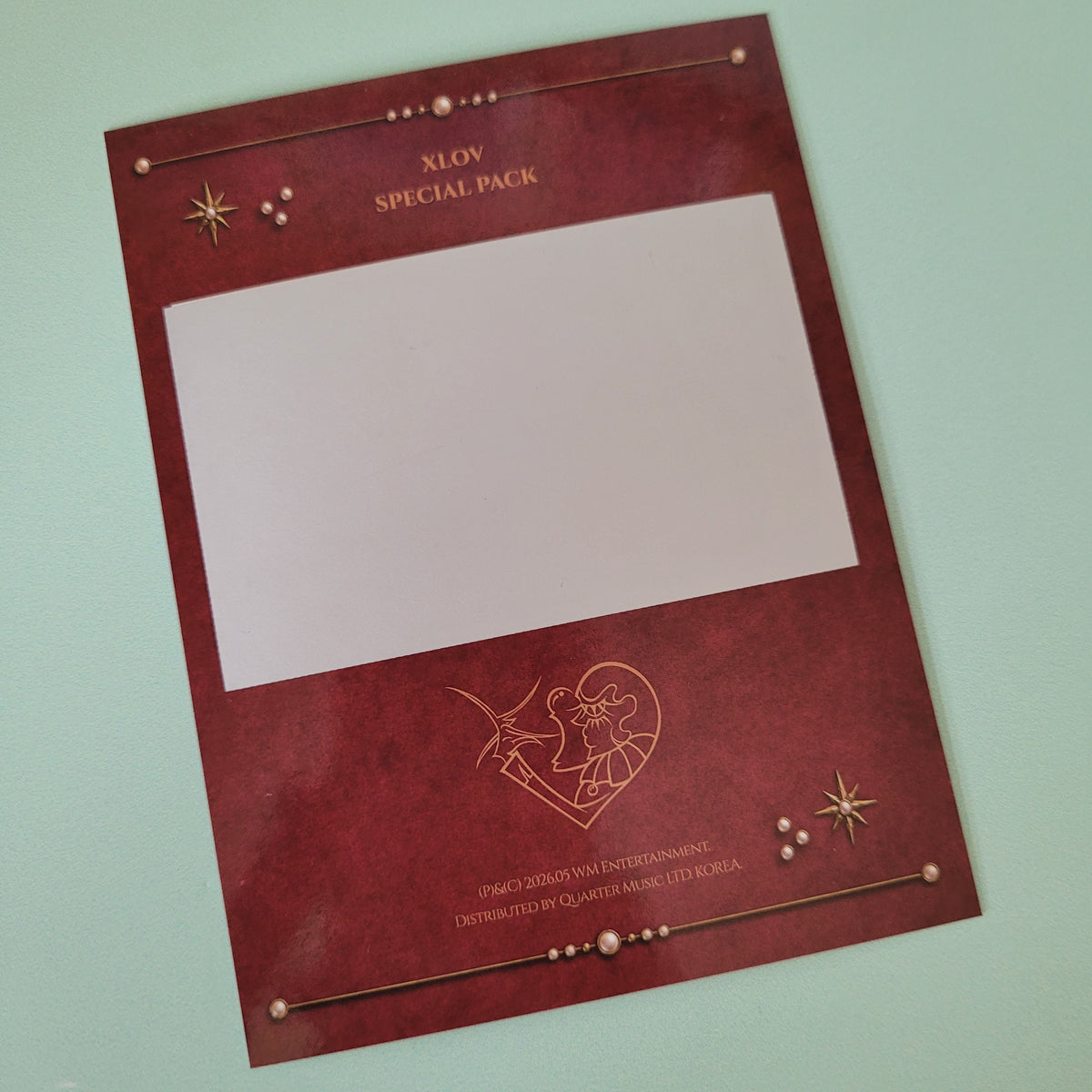 XLOV - I, God Special Pack Inclusions: Secret Message Card