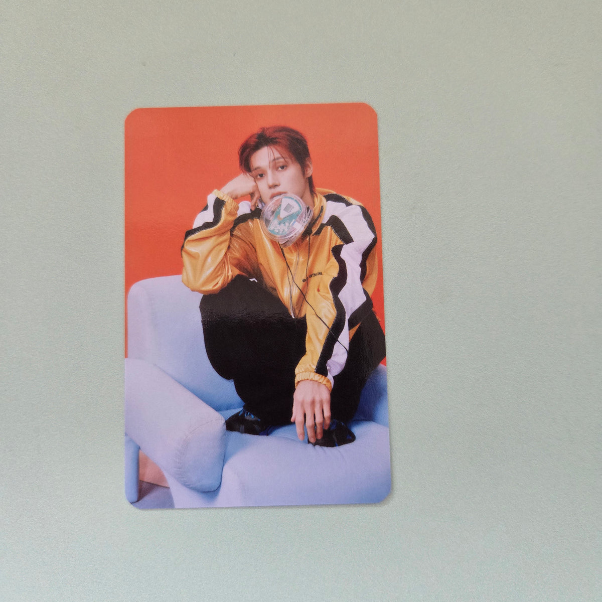 ATEEZ - Aniteez In Color Official MD Random Trading Card - Wooyoung