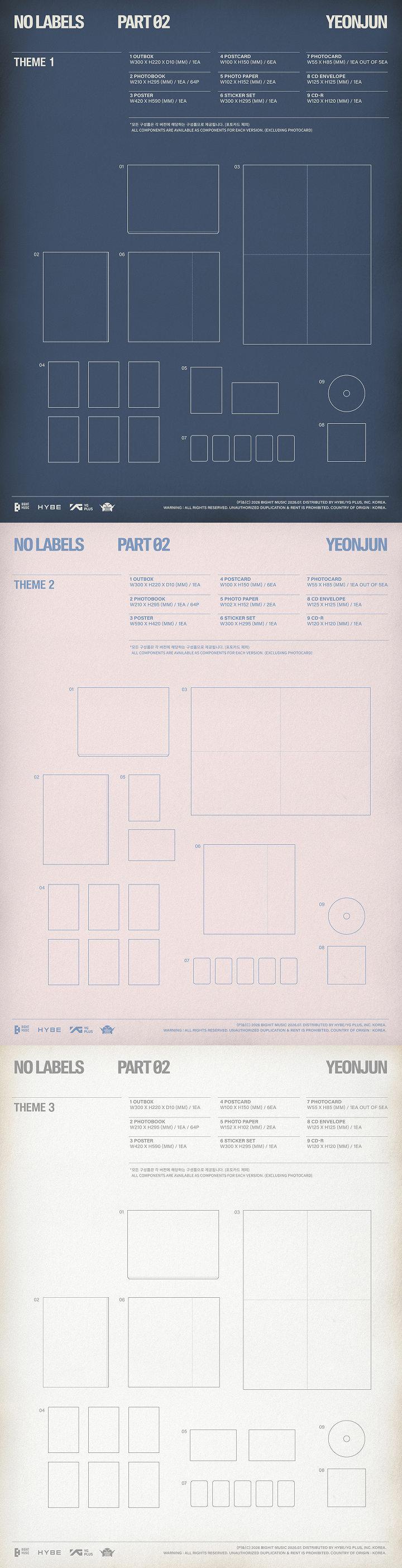 (Pre Order) Yeonjun - No Labels: Part 02 - Standard Ver.