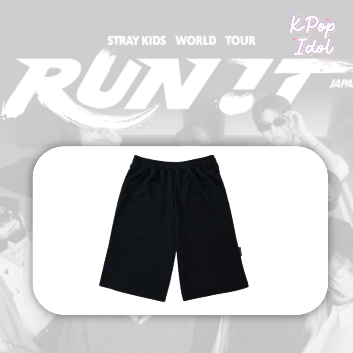 (Pre Order) Stray Kids - World Tour <Run It Japan> Official MD: SHORTS