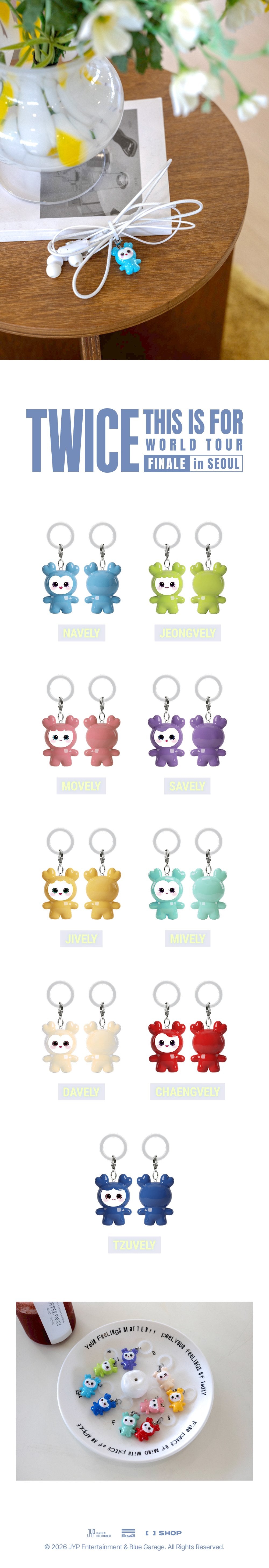 (Pre Order) Twice - 2026 This is For World Tour Finale in Seoul Official MD - LOVELY SECRET MINI CHARM