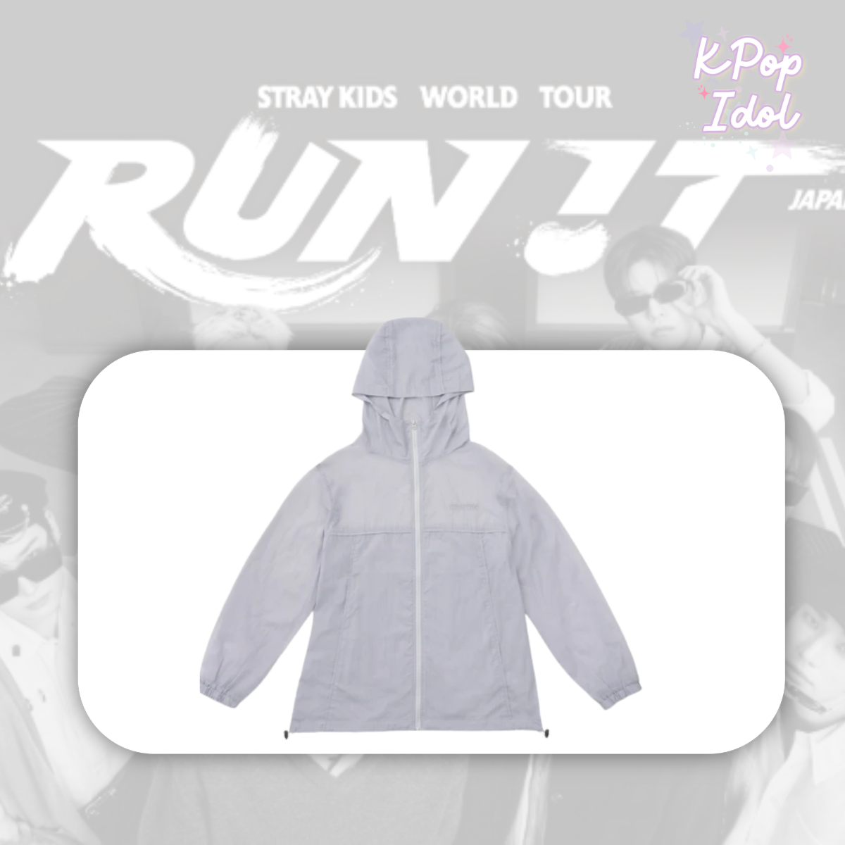 (Pre Order) Stray Kids - World Tour <Run It Japan> Official MD: WINDBREAKER