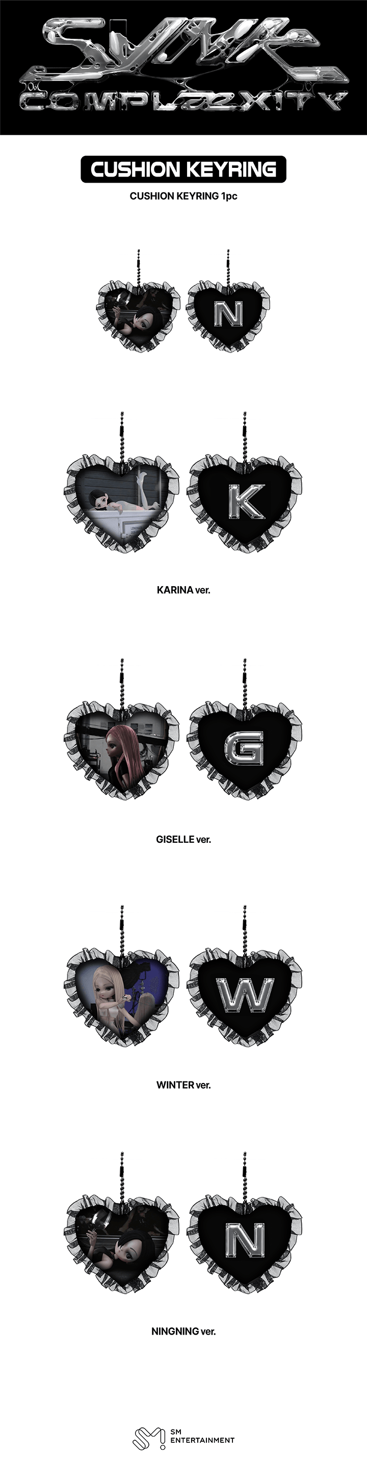 (Pre Order) aespa - SYNK : COMPLæXITY LIVE TOUR Official MD: CUSHION KEYRING