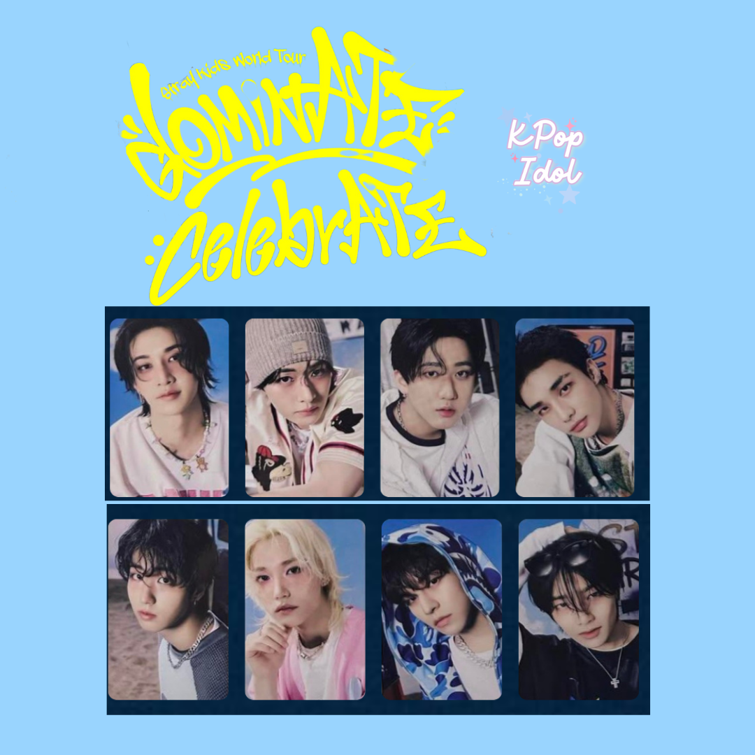 Stray Kids - CelebrATE DominATE PC: Photocard Holder Card (member choice)