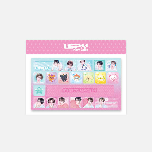 ⏳ NCT Wish - I Spy Pop Up Wish Land Official MD: KEYBOARD STICKER