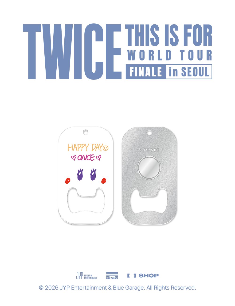 (Pre Order) Twice - 2026 This is For World Tour Finale in Seoul Official MD - JEONGYEON OPENER