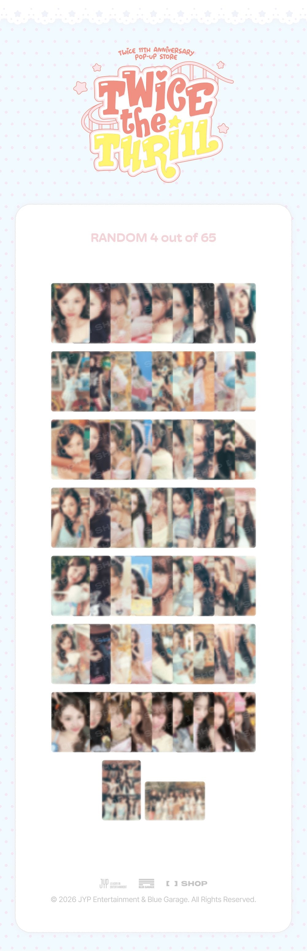 ⏳ Twice - Twice the Thrill Pop Up Official MD: TRADING CARD