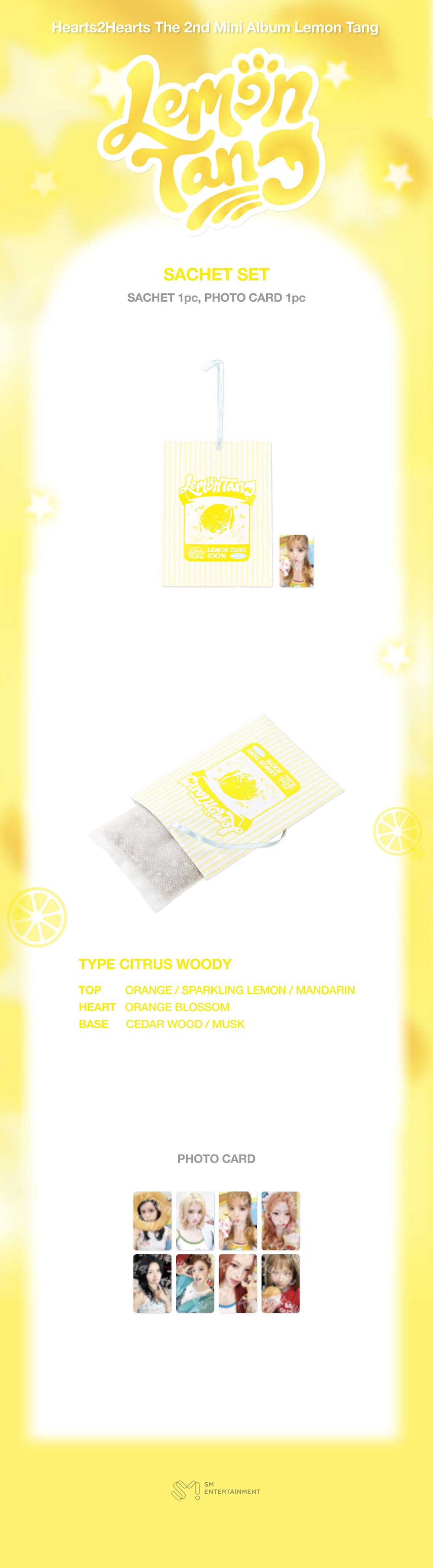(Pre Order) Hearts2Hearts - Lemon Tang Pop Up Official MD: SACHET SET