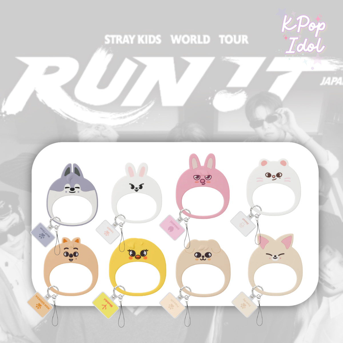 (Pre Order) Stray Kids - World Tour <Run It Japan> Official MD: MULTI STRAP