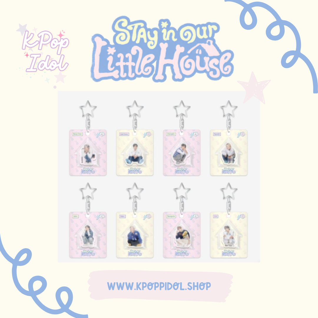 (Pre Order) Stray Kids - Stay in Our Little House Official MD - MINI BLOCK KEYRING