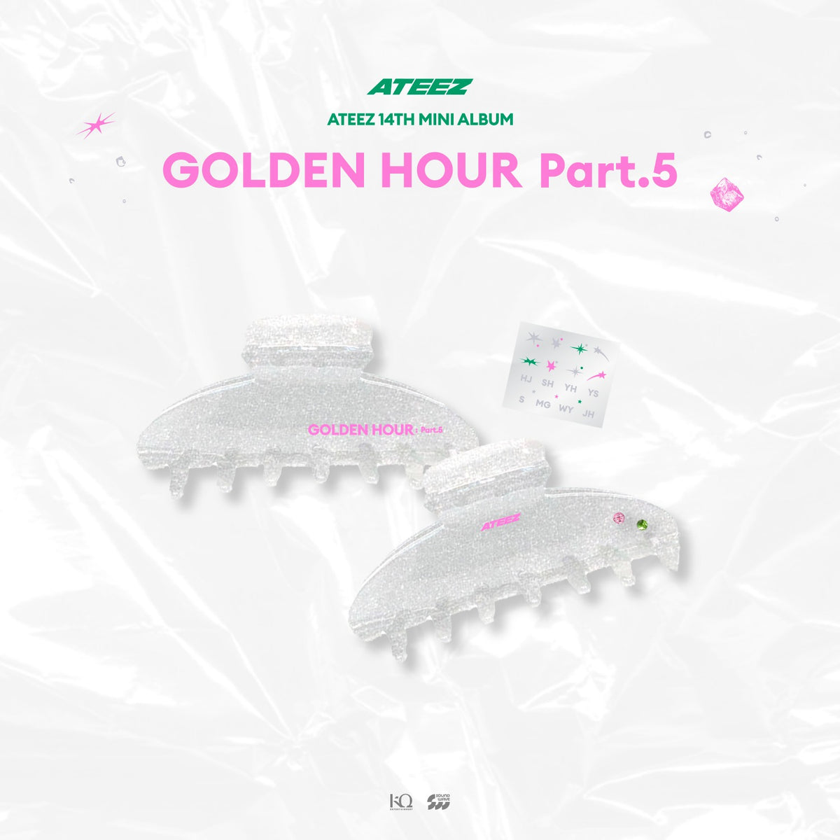 (Pre Order) ATEEZ - Golden Hour Pt.5 Pop-Up Official MD: HAIR CLIP