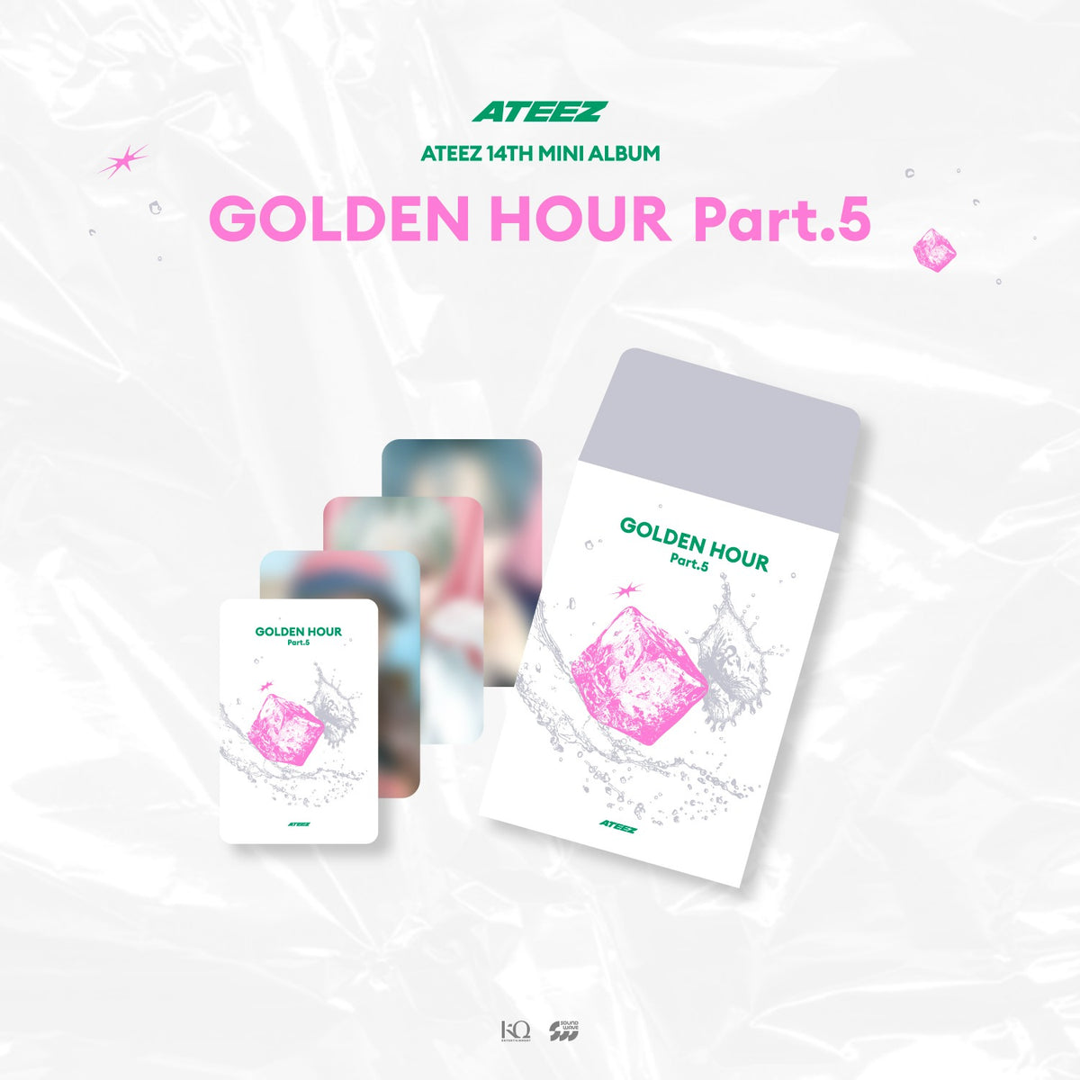 (Pre Order) ATEEZ - Golden Hour Pt.5 Pop-Up Official MD: RANDOM TRADING CARD