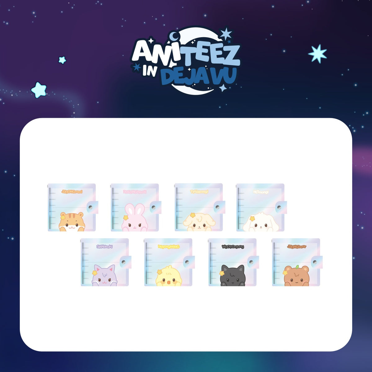 (Pre Order) Ateez - Aniteez in Deja Vu: PHOTO CARD BINDER