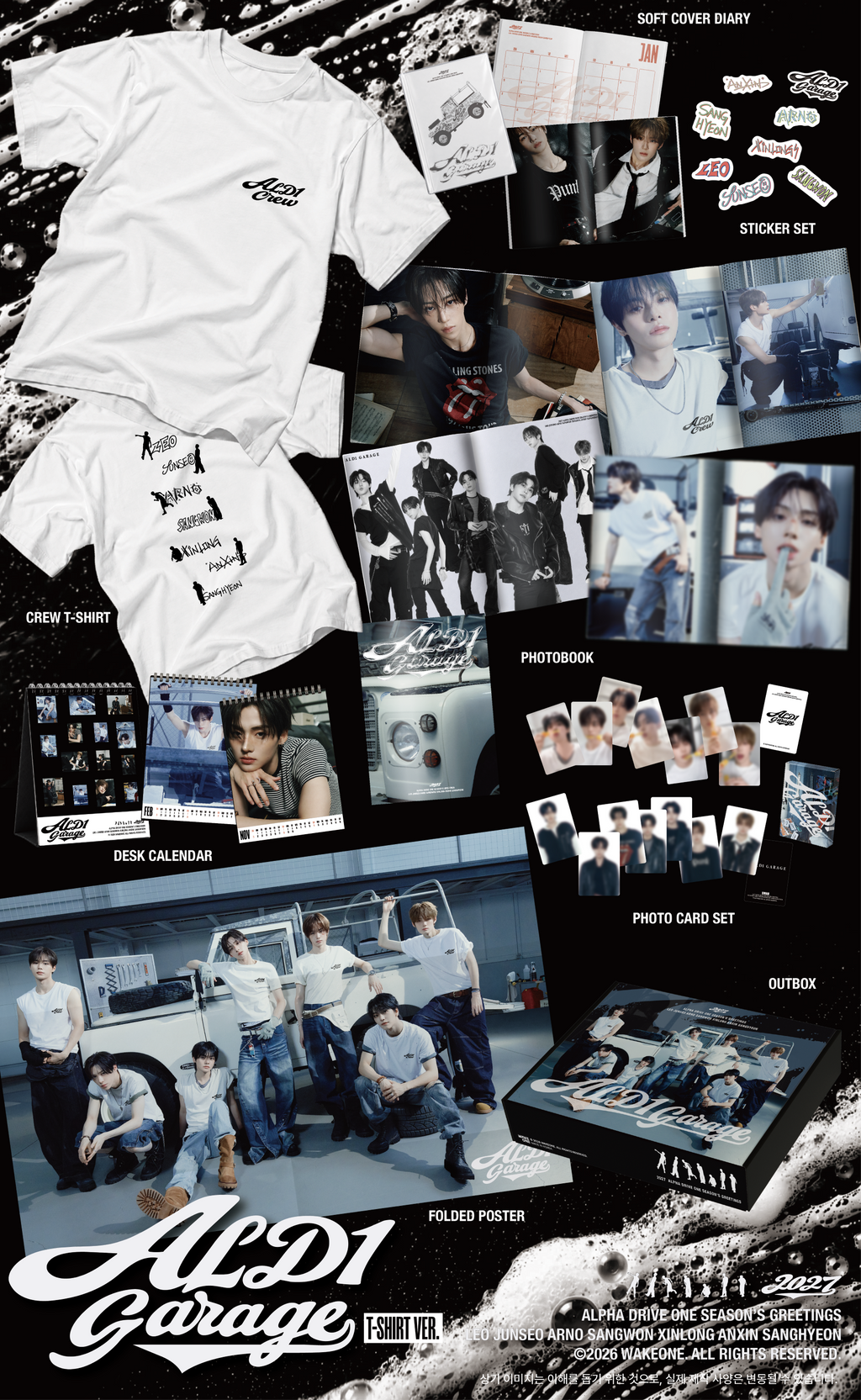 ⏳Alpha Drive One  -  Season's Greetings 2027: Garage [T.Shirt Ver,]