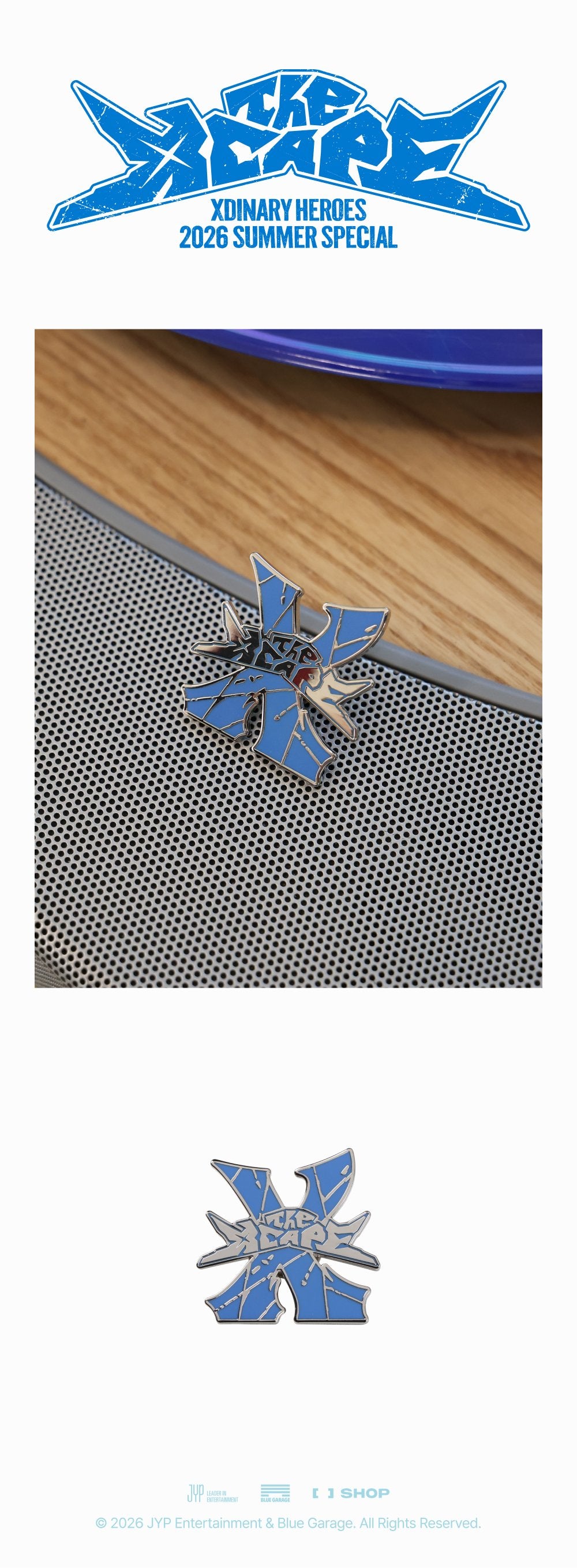 (Pre Order) Xdinary Heroes - 2026 Summer Special 'The Xcape' Official MD: SIGNATURE BADGE