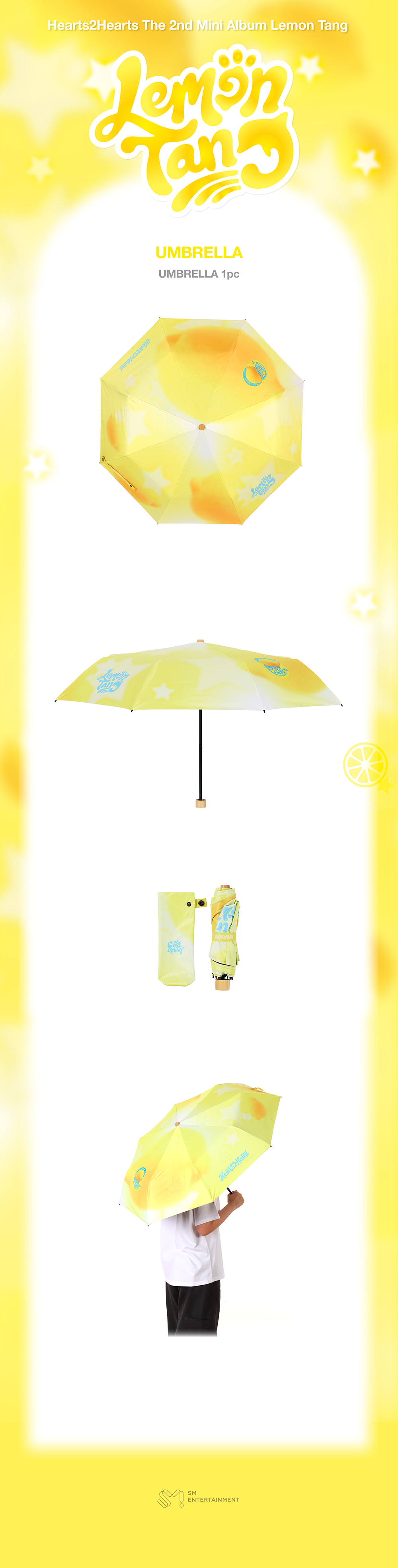 (Pre Order) Hearts2Hearts - Lemon Tang Pop Up Official MD: UMBRELLA