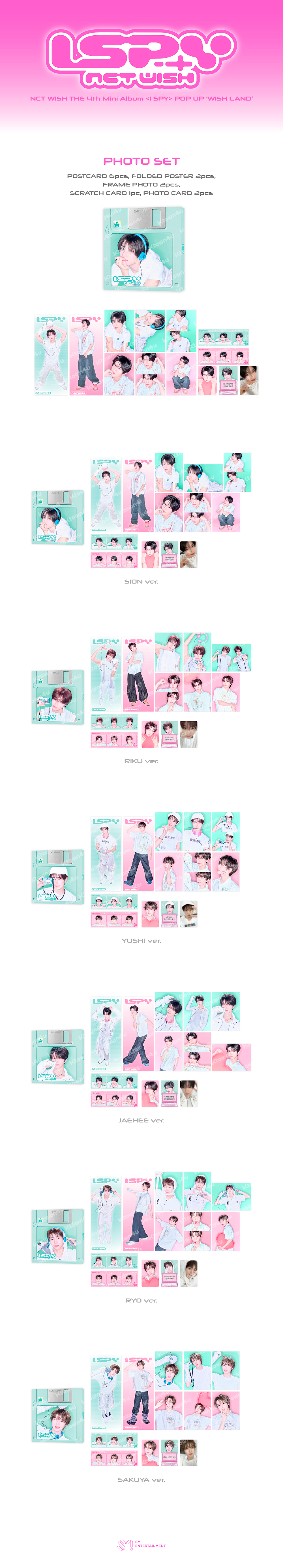 ⏳ NCT Wish - I Spy Pop Up Wish Land Official MD: PHOTO SET