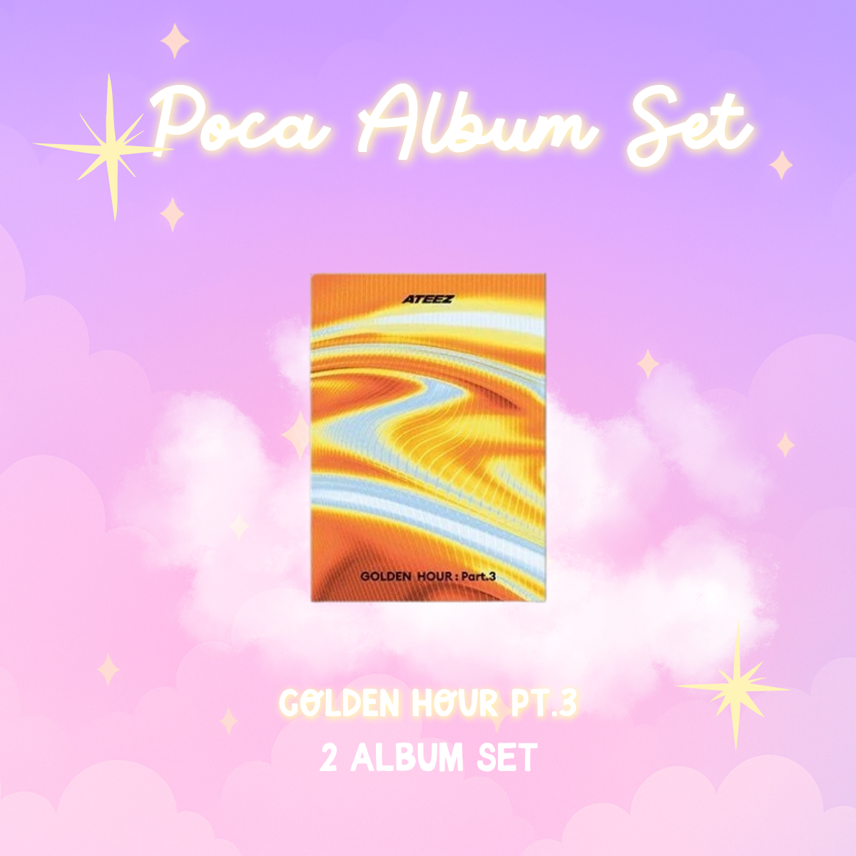 ATEEZ Golden Hour Pt.3 Poca Album - 2 Pack
