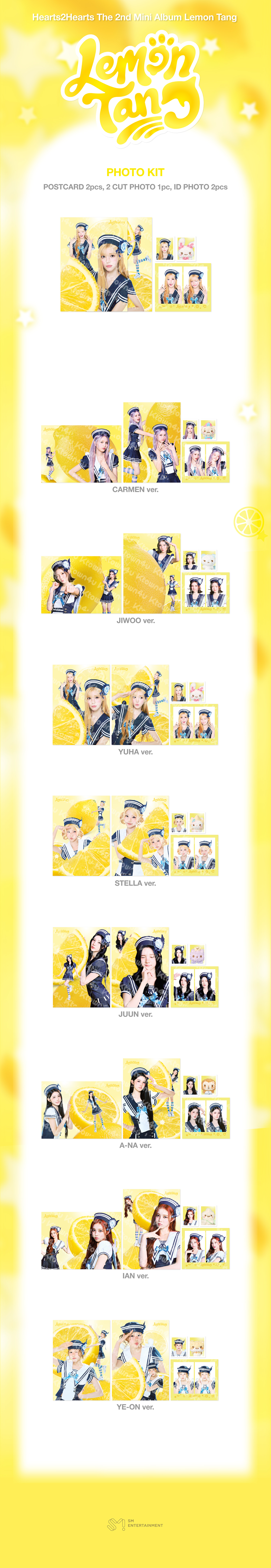 (Pre Order) Hearts2Hearts - Lemon Tang Pop Up Official MD: PHOTO KIT