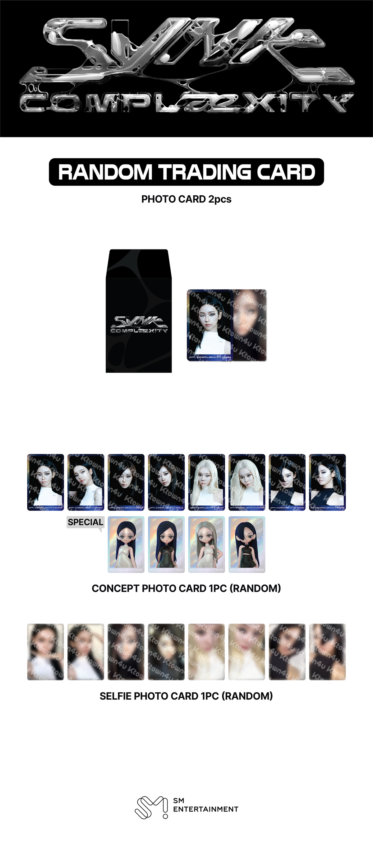 (Pre Order) aespa - SYNK : COMPLæXITY LIVE TOUR Official MD: RANDOM TRADING CARD