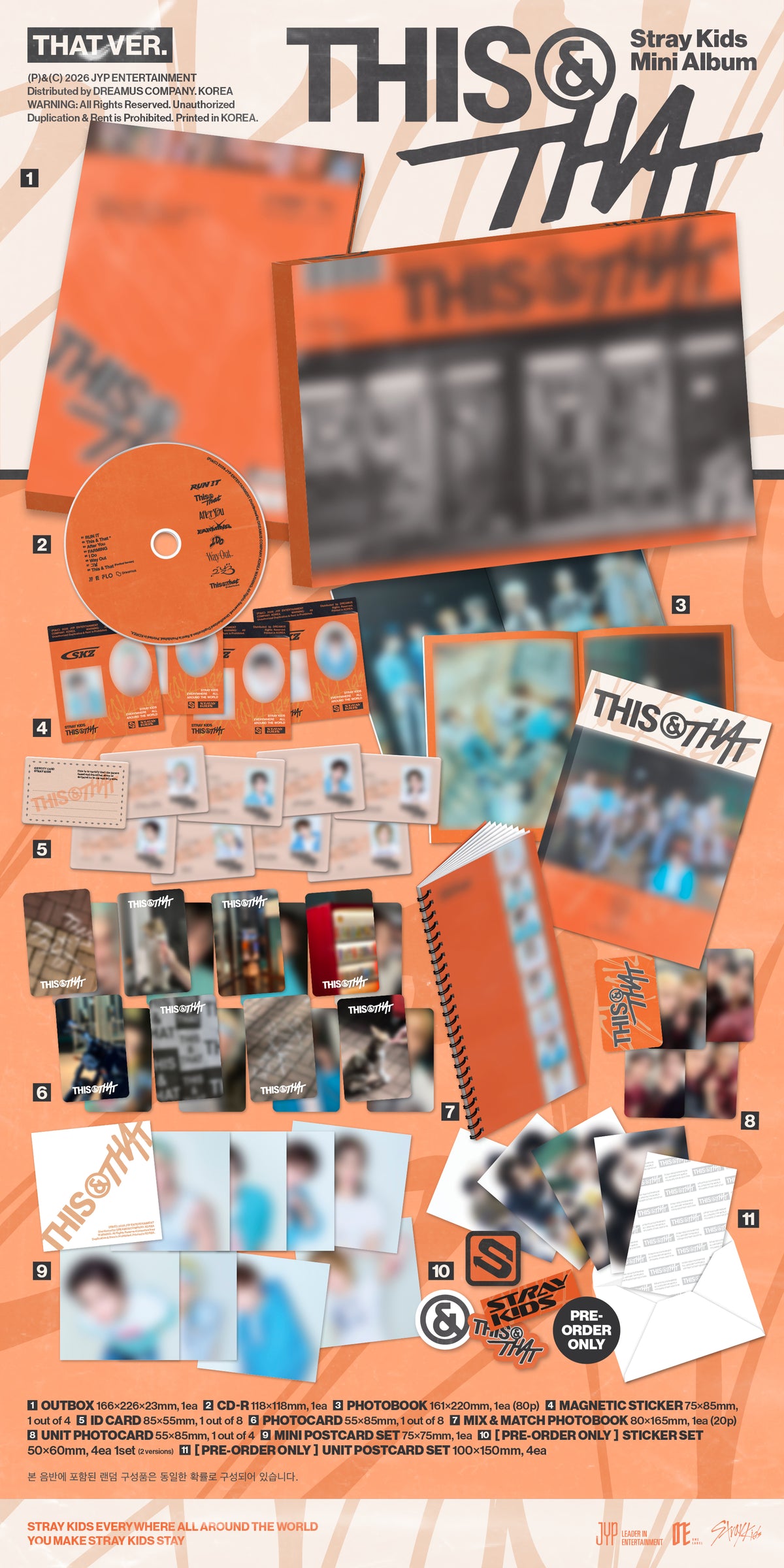 (Pre Order) Stray Kids - This & That: This/That Ver. (Music Korea)
