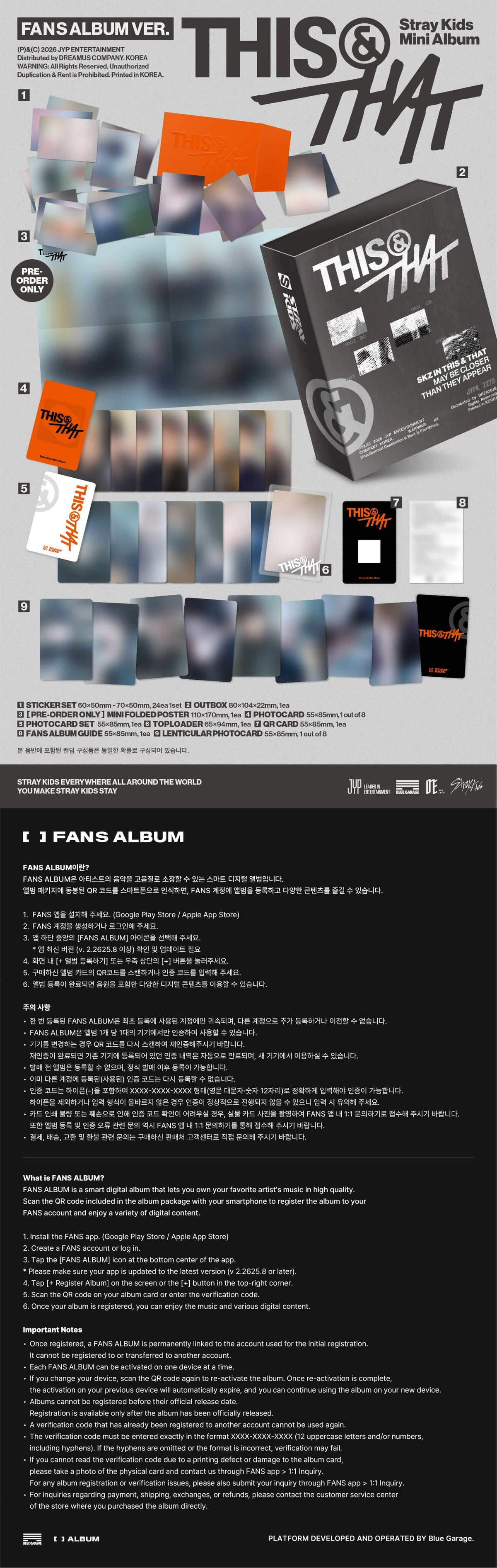 (Pre Order) Stray Kids - This & That: FANs Album Ver. (Fans Album Exclusive POB)