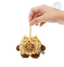 BT21 Japan - Leopard Print Mascot BALL CHAIN Keyring