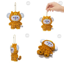 BT21 Japan - Leopard Print Mascot BALL CHAIN Keyring
