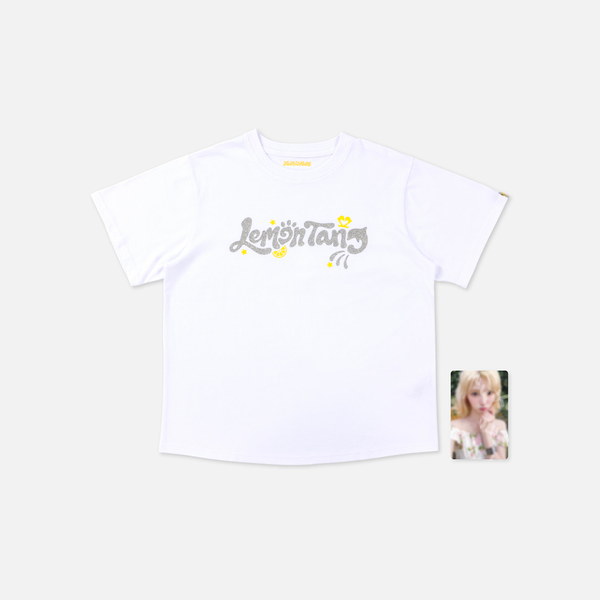 (Pre Order) Hearts2Hearts - Lemon Tang Pop Up Official MD: T-SHIRT SET (A Ver.)