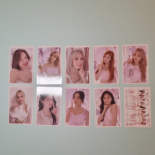Twice More & More Pre Order Card - Pink - KPop Idol