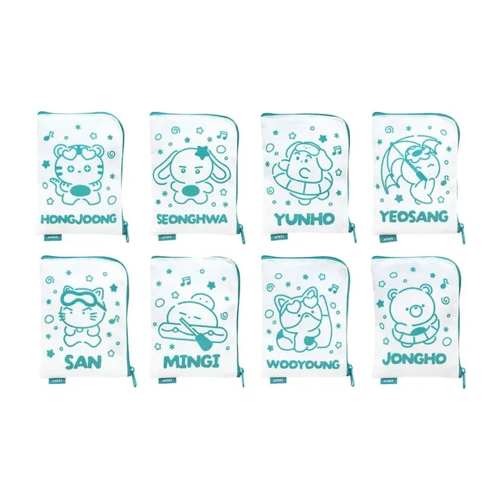 ⏳ ATEEZ - 8th Anniversary Exhibition Blue Drift: Mini Pouch
