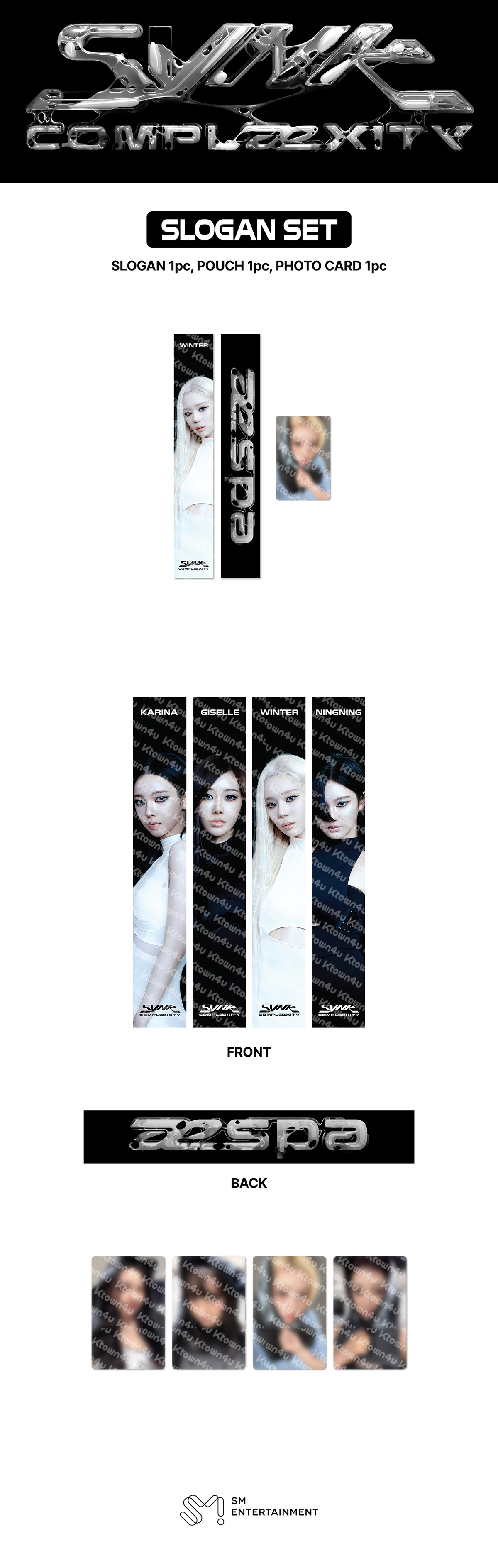 (Pre Order) aespa - SYNK : COMPLæXITY LIVE TOUR Official MD: SLOGAN SET