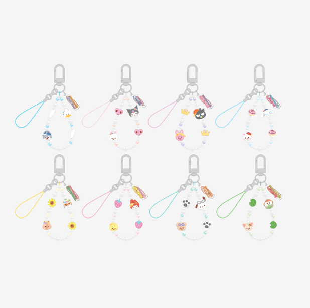 (Pre Order) Stray Kids - SKZOO X SANRIO CHARACTERS Official MD: PHONE BEADS STRAP