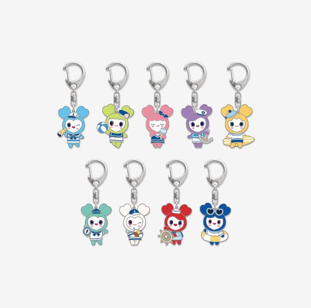 (Pre Order) Twice - 2026 This is For World Tour Finale in Seoul Official MD - LOVELY METAL KEYRING MARINE Ver.