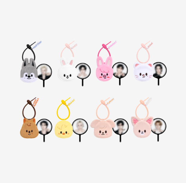 (Pre Order) Stray Kids - Run It World Tour Official MD: SKZOO PLUSH MINI PICKET KEYRING