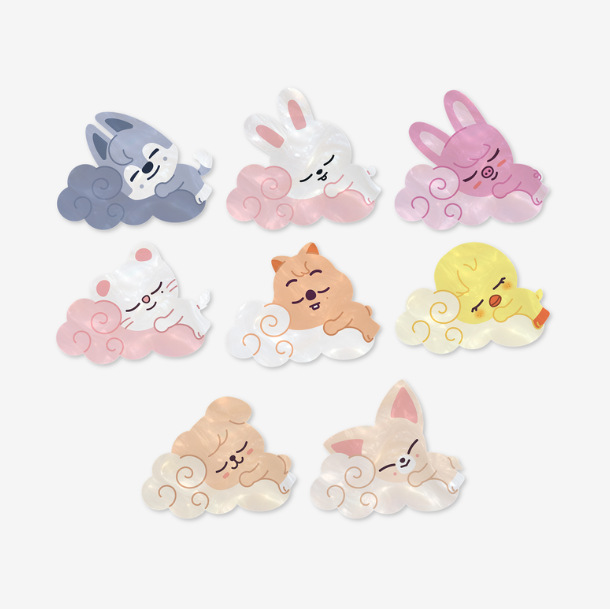 (Pre Order) Stray Kids - Run It World Tour Official MD: SKZOO ACRYLIC HAIR CLIP
