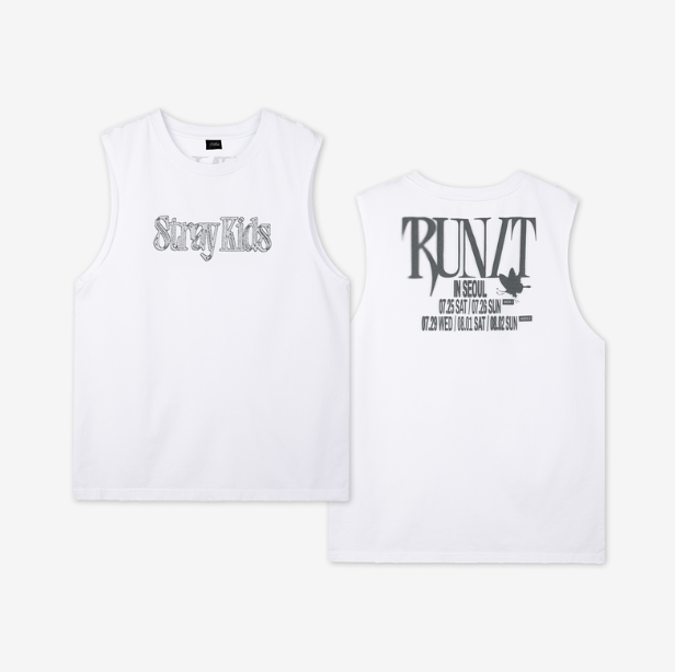 (Pre Order) Stray Kids - Run It World Tour Official MD: SLEEVELESS TOP