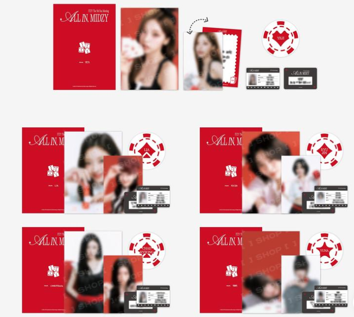 (Pre Order) ITZY - All In, Midzy Official MD: PHOTO SET