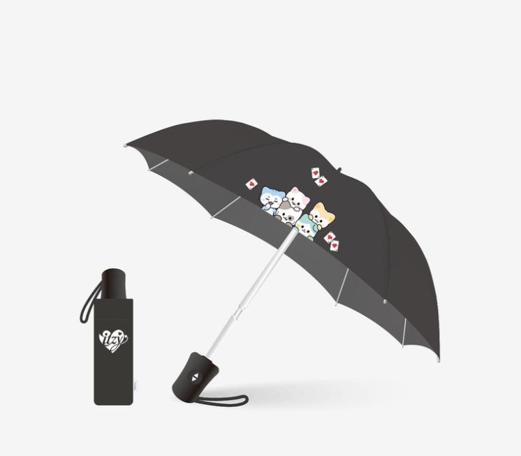 (Pre Order) ITZY - All In, Midzy Official MD: TWINZY FOLDING UMBRELLA