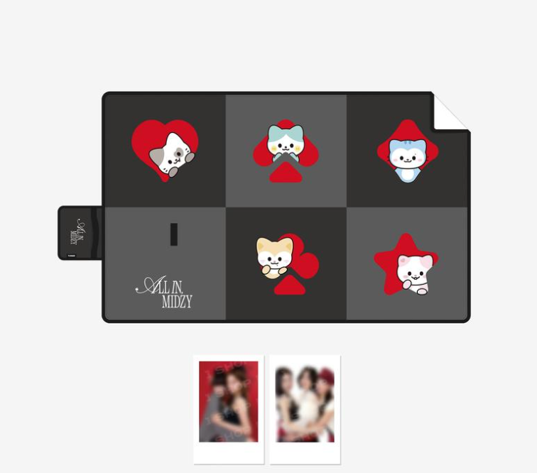(Pre Order) ITZY - All In, Midzy Official MD: TWINZY PICNIC MAT